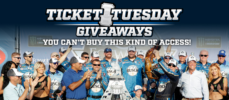 Ticket Tuesday Giveaways 2019